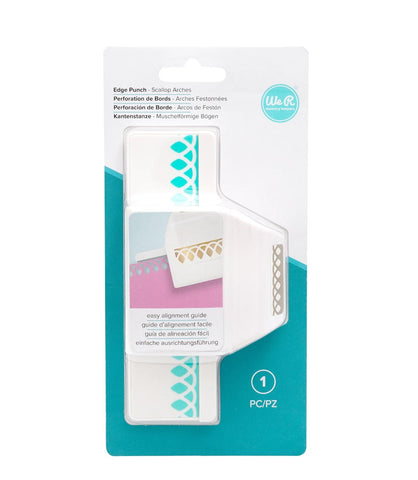 PERFORADOR DE BORDES CON DISEÑO DE ARCOS PARA FIESTA