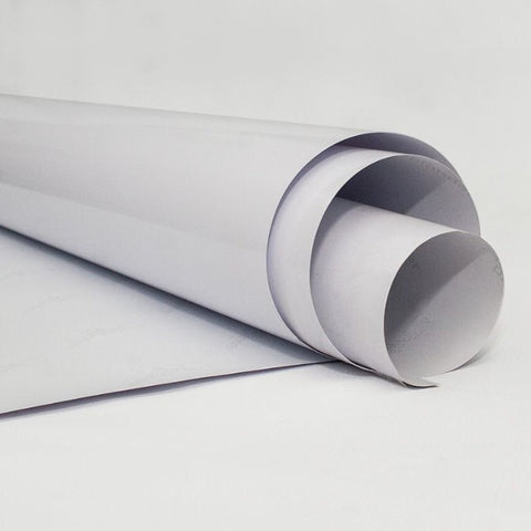 VINIL BLANCO GLOSSY CON ADHESIVO GRIS 1.37X50  DESTAJO