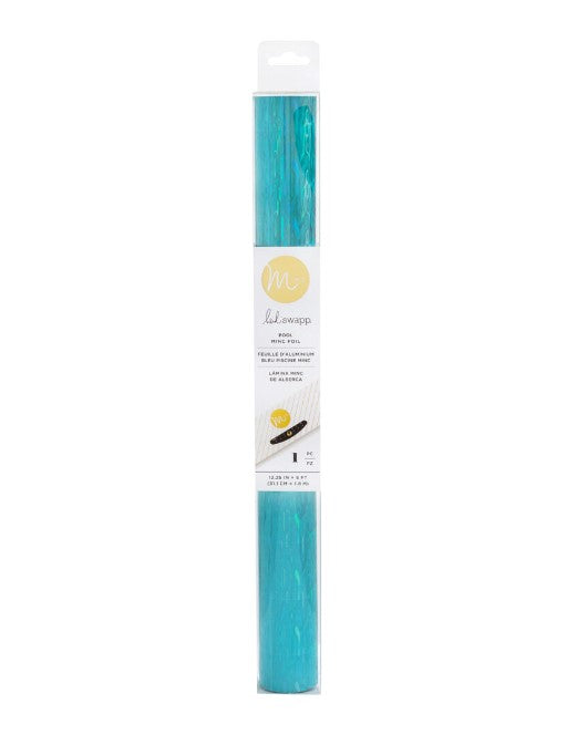 ROLLO DE FOIL COLOR AGUA, 12" X 6"