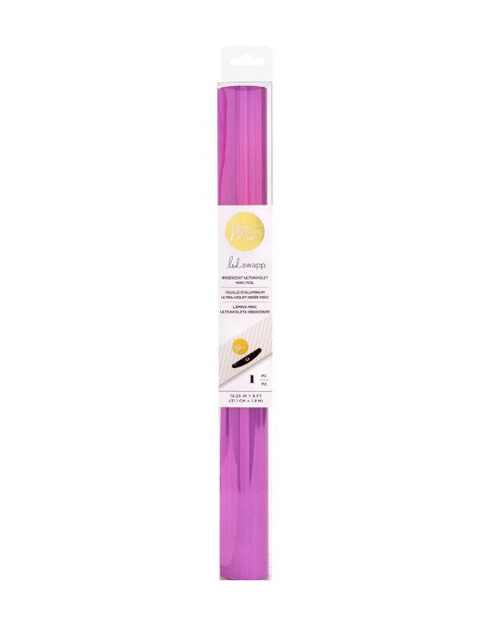 ROLLO DE FOIL COLOR ULTRAVIOLETA IRIDESCENTE, 12" X 6"